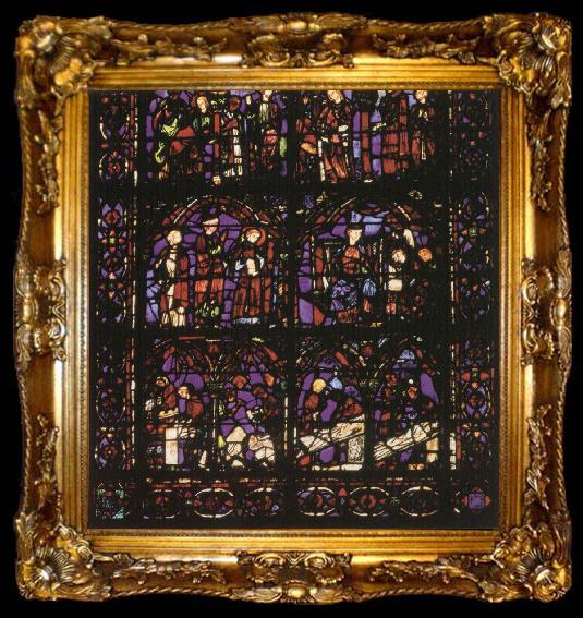 framed  unknow artist Legend of Saint Cheron, ta009-2